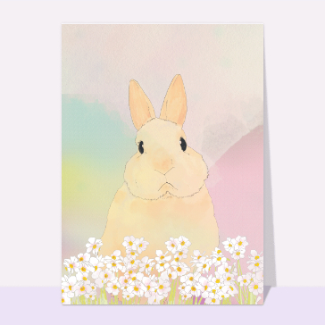 Religieux, saints et fêtes diverses : Lapin mignon pour Pâques
