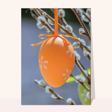 Oeuf de Pâques suspendu