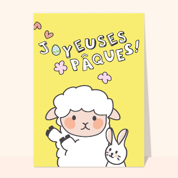 Joyeuses pâques du mouton et du lapin