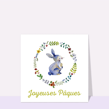 Religieux, saints et fêtes diverses : Joyeuses pâques petit lapin