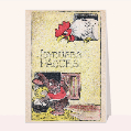 Cartes anciennes de Pâques pour votre texte