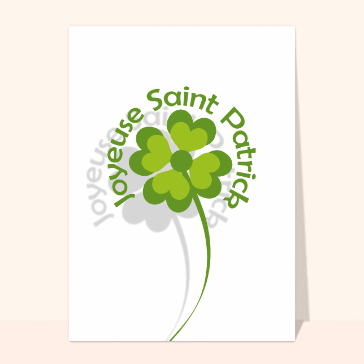 Carte Saint Patrick : Carte Saint Patrick