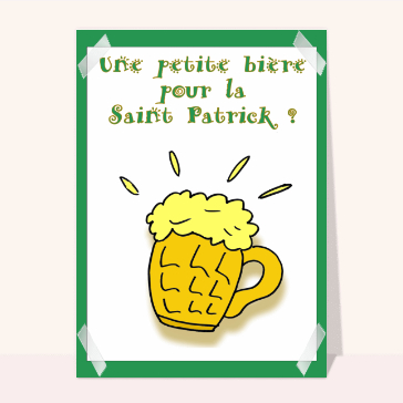 Une petite bière pour la Saint Patrick
