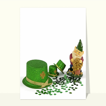 Carte Saint Patrick : Une Saint Patrick kitch