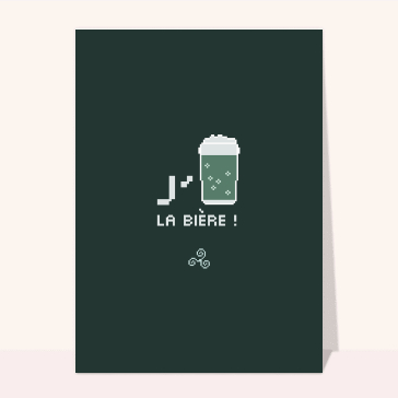 Religieux, saints et fêtes diverses : J'aime la bière
