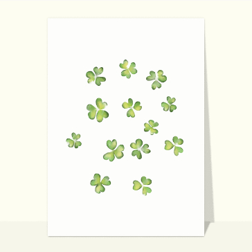 Religieux, saints et fêtes diverses : Quelques trèfles pour la St Patrick