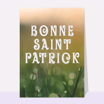Bonne Saint Patrick