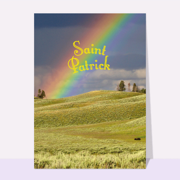 Religieux, saints et fêtes diverses : Arc-en-ciel pour la Saint Patrick