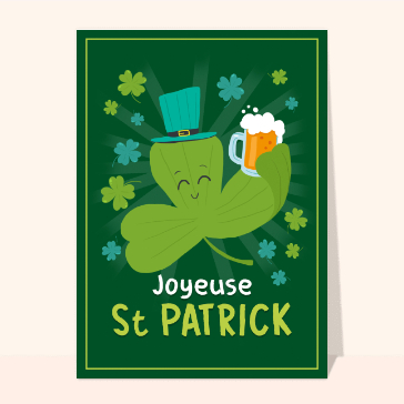 St Patrick on trinque avec le trèfle
