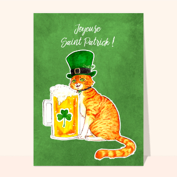 Le chat roux de la St Patrick