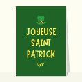 Cartes Saint Patrick pour votre texte