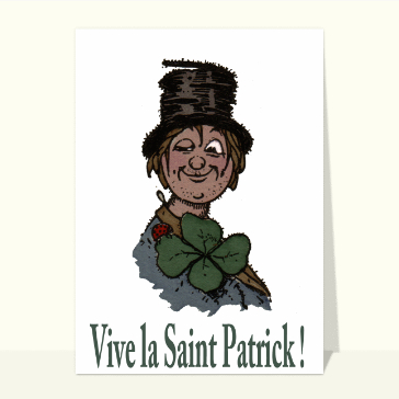 Carte ancienne vive la Saint Patrick Cartes anciennes Saint Patrick