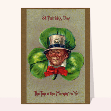 Carte ancienne St Patrick's Day