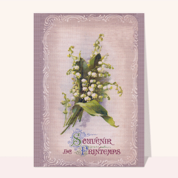 Souvenir de printemps