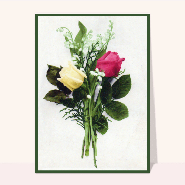 Bouquet du 1er Mai et roses
