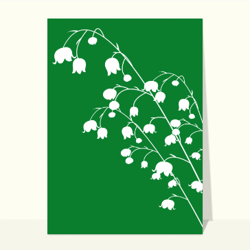 Silhouettes de brins de muguet