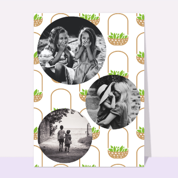 Religieux, saints et fêtes diverses : Fond de brins de muguet