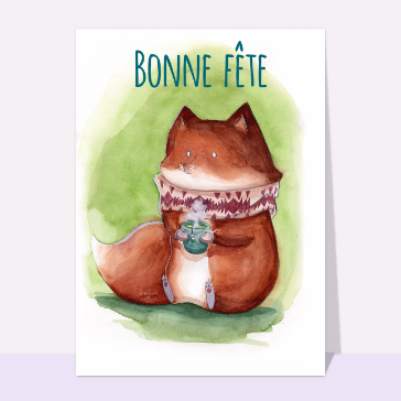 Bonne fête petit renard