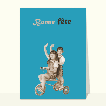 A vélo pour une bonne fête