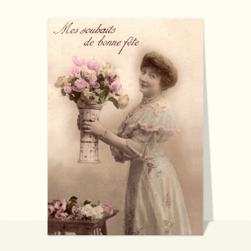 Mes souhaits de bonne fête
