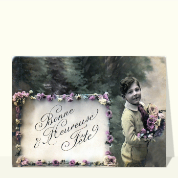 Bonne fête du jeune garçon