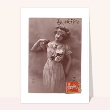 Bonne fête : Bonne Fête avec des roses