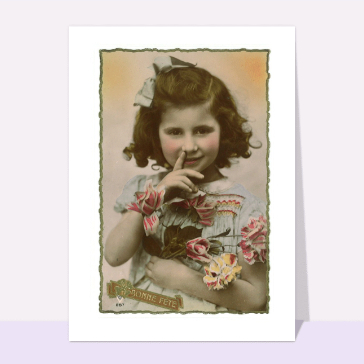 Bonne fête : Bonne fete petite fille