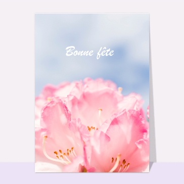 Bonne fête tout en fleures