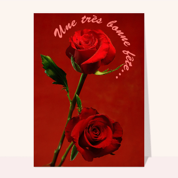 Rose une tres bonne fete