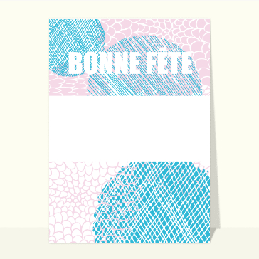 Bonne fête pastel