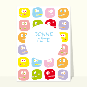 Bonne fête mini monstre
