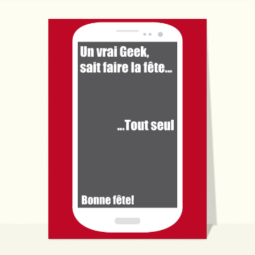 Un geek sachant faire la fête