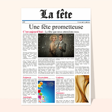Le journal La Fête