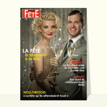 Ils trinquent à ta fête