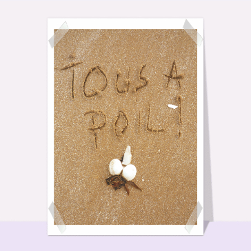 Humour : Tous à poil sur la plage