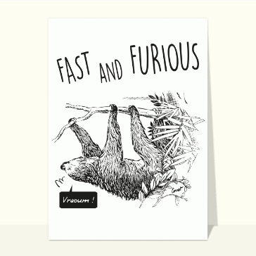 Paresseux fast and furious