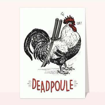 Dead poule la poule super héro