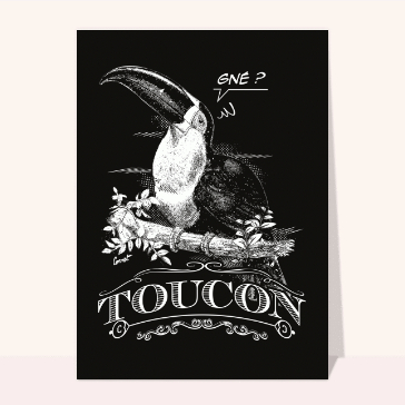 Carte Toucan c`est tout con
