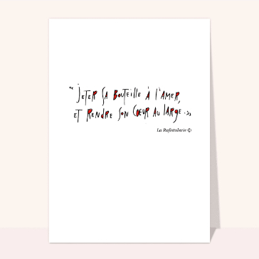 Rendre son coeur au large cartes humour