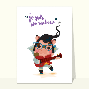 Je suis un cochon rockeur