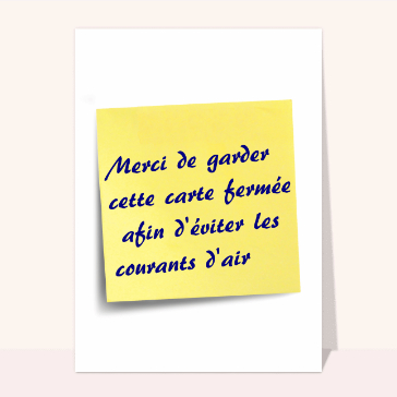 Humour : Courant d air