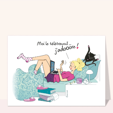 J`adoooore le télétravail