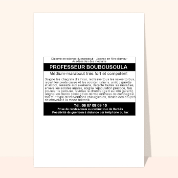 Humour : Publicite marabout