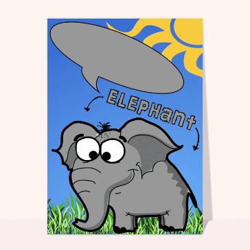 Un éléphant ça trompe