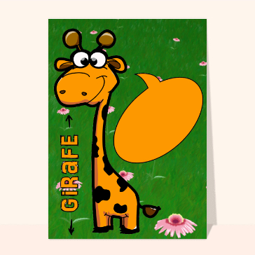 Elle parle la girafe