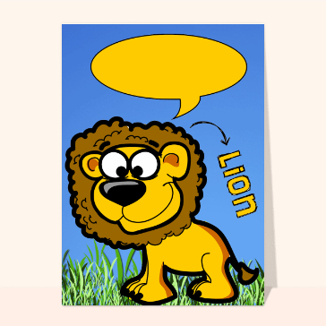 Le lion parle