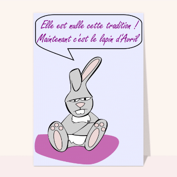 Humour : Le lapin d'Avril