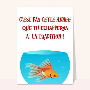 Humour : Echapper à la tradition