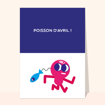 Poisson d'avril dans le dos