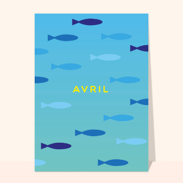Une carte d'avril